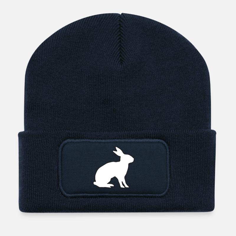 Hase - Recycelte Patch Beanie - French Navy