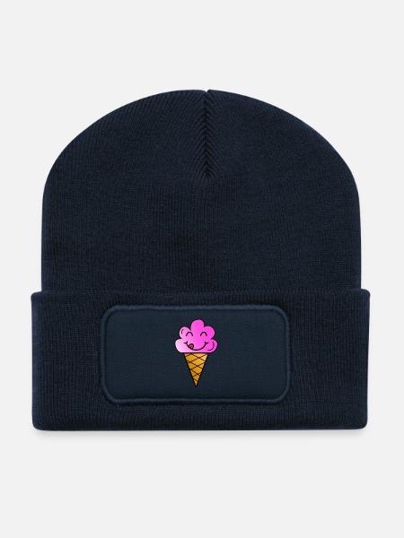 Eis - Recycelte Patch Beanie - French Navy