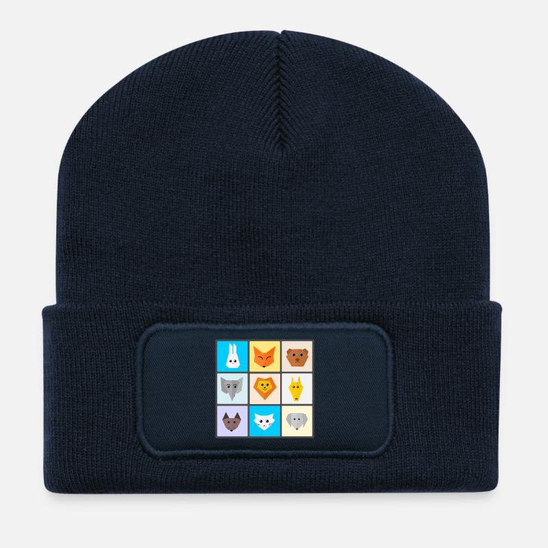 animals - Recycled Patch Beanie - french navy