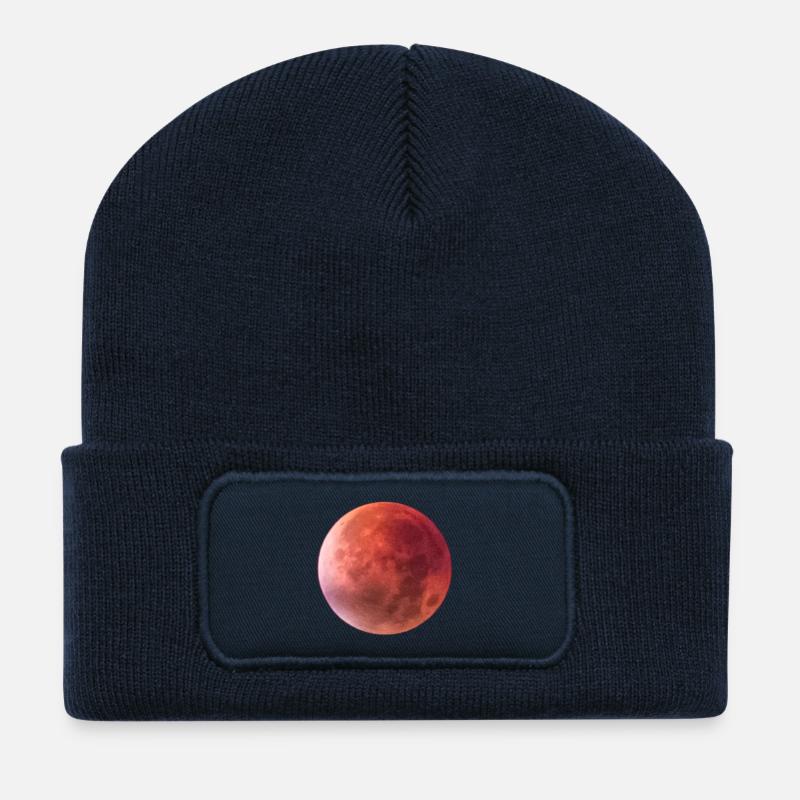 Planet - Recycelte Patch Beanie - French Navy