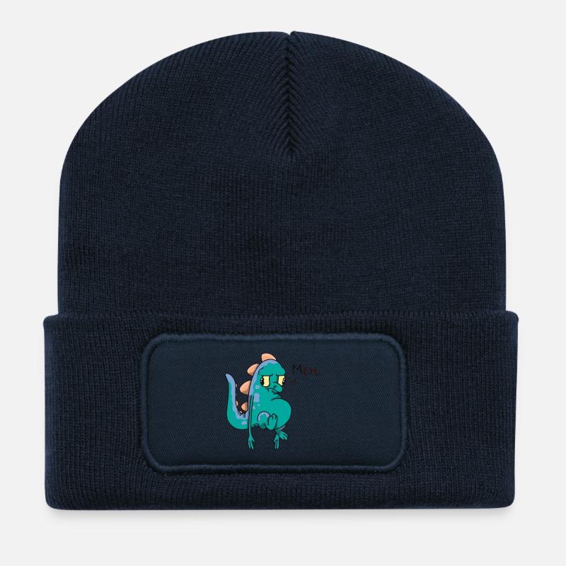 Monster - Recycelte Patch Beanie - French Navy