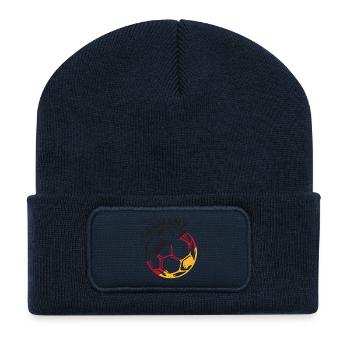 German football - Recycled Patch Beanie - french navy - Front