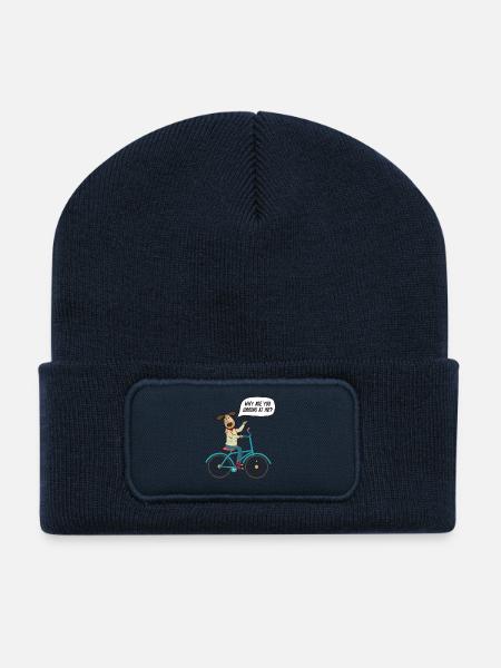 Fahrrad - Recycelte Patch Beanie - French Navy