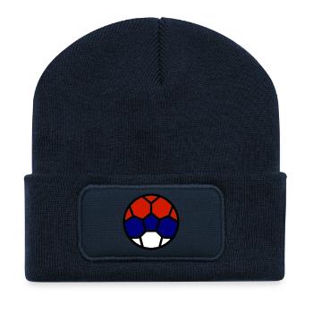  Drapeau Serbie Coupe du monde - Beanie recyclé à patch - bleu marine - Devant