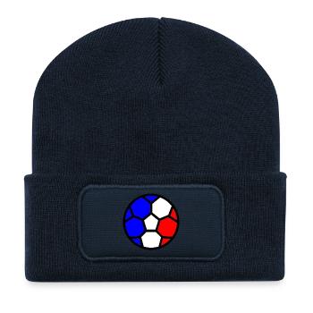 Football World Cup Flag Frankeich World Cup - Recycled Patch Beanie - french navy - Front