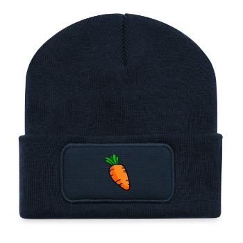 Carrot - Recycled Patch Beanie - french navy - Front