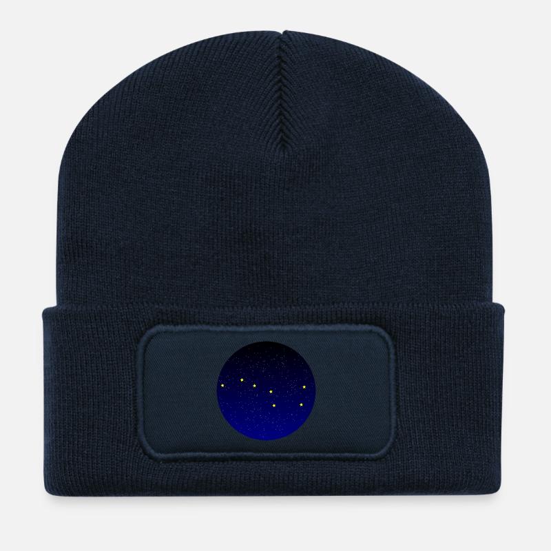 BIg dipper - Beanie recyclé à patch - bleu marine