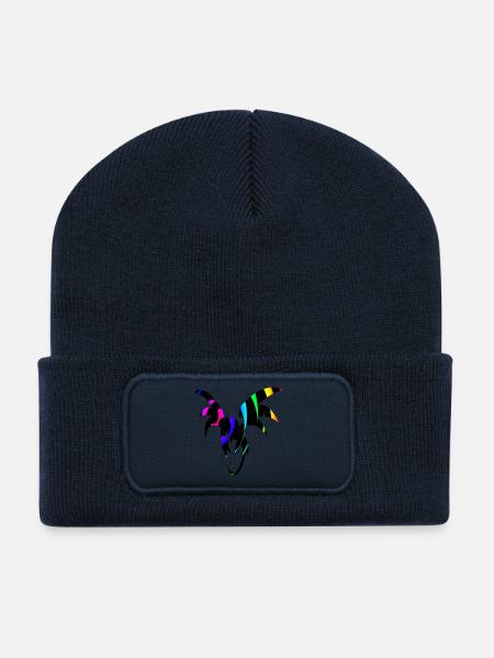 Dragon Bow Dragon Loop - Recycled Patch Beanie - french navy