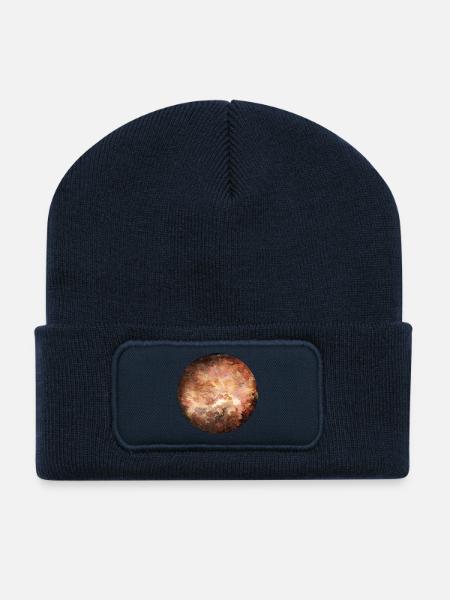 Venus - Recycelte Patch Beanie - French Navy