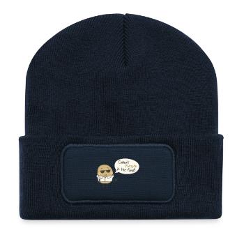 La meilleure pomme de terre dans le domaine - Beanie recyclé à patch - bleu marine - Devant
