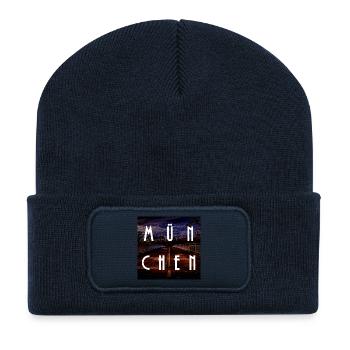 München - Recycelte Patch Beanie - French Navy - Vorne