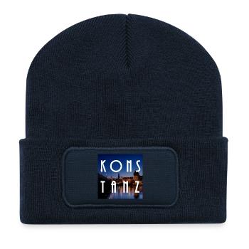Konstanz - Recycelte Patch Beanie - French Navy - Vorne