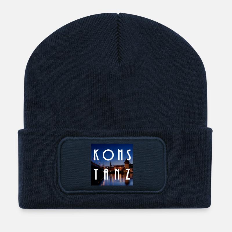 Konstanz - Recycelte Patch Beanie - French Navy