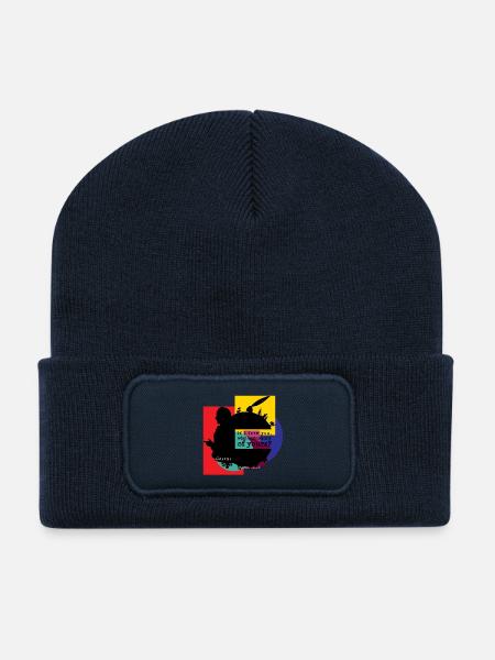 Johann Wolfgang von Goethe - Recycelte Patch Beanie - French Navy