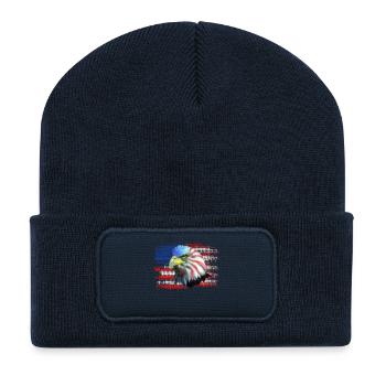 eagle USA - Recycled Patch Beanie - french navy - Front