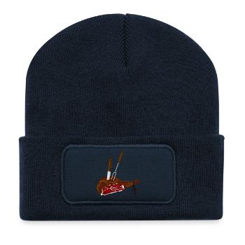 food - Recycled Patch Beanie - french navy - Front