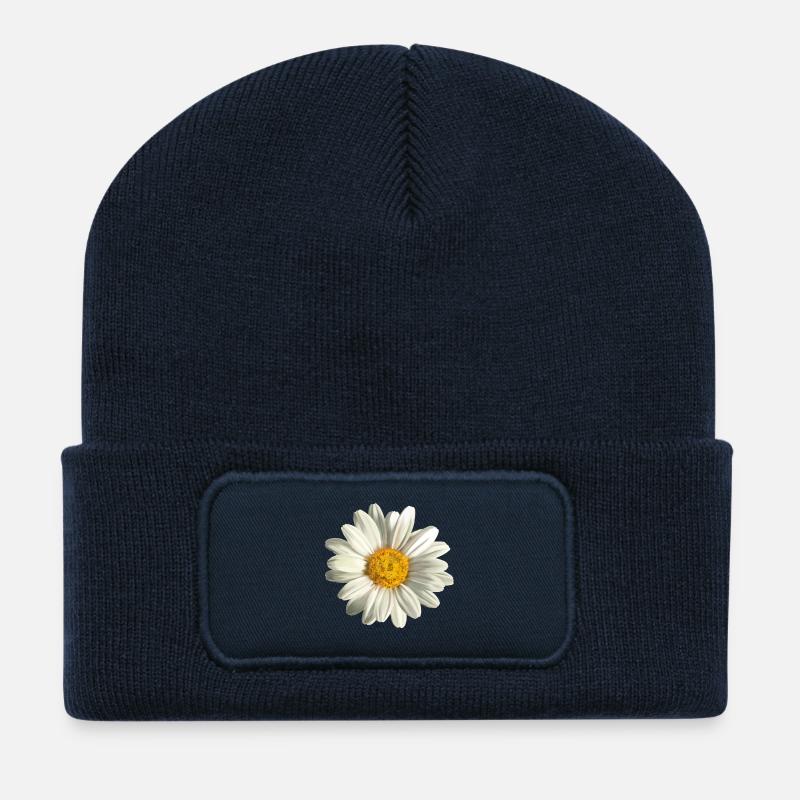 Kamille - Recycelte Patch Beanie - French Navy