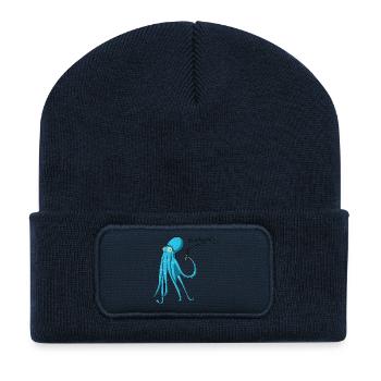 Octopus is crashing - Recycled Patch Beanie - french navy - Front