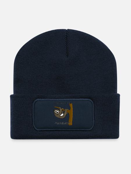 Faultier - Recycelte Patch Beanie - French Navy