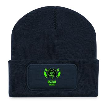 Rum Flüsterer - Recycelte Patch Beanie - French Navy - Vorne