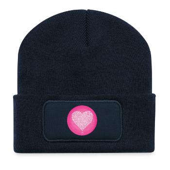Heart of Peace of Mind - Sonja Ariel von Staden - Recycled Patch Beanie - french navy - Front