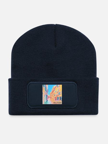 Urlaubsfieber - Kroatien - Recycelte Patch Beanie - French Navy