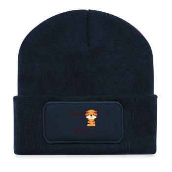 Oliver on board - Recycled Patch Beanie - french navy - Front