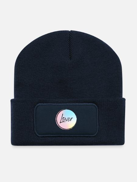 Lover - Recycelte Patch Beanie - French Navy