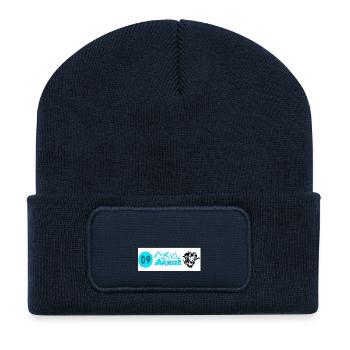 Ariège - Recycelte Patch Beanie - French Navy - Vorne