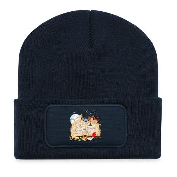 old book with spells & magic accessories - Recycled Patch Beanie - french navy - Front