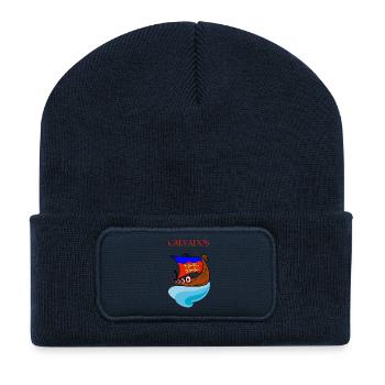 Calvados - Recycelte Patch Beanie - French Navy - Vorne