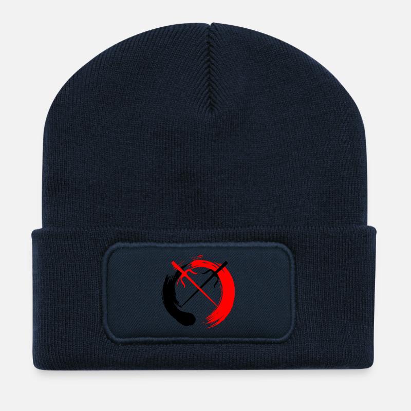 Ensozen sai - Recycelte Patch Beanie - French Navy
