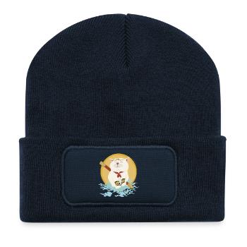 Cat warriors - Recycled Patch Beanie - french navy - Front