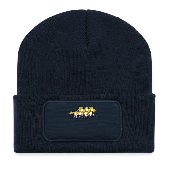 Icelandic Horses Stallion Gallop Horse Fan Horses - Recycled Patch Beanie - french navy - Front