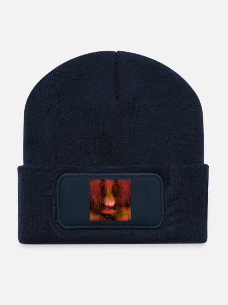 Tanzen in der dunklen Nacht - Recycelte Patch Beanie - French Navy
