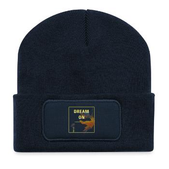 Dream On - Recycelte Patch Beanie - French Navy - Vorne