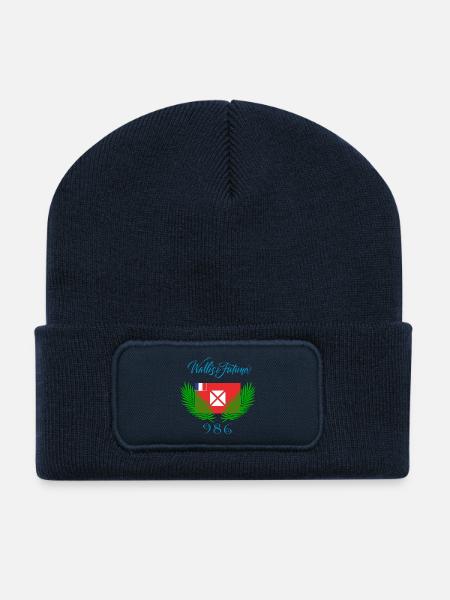 Wallis & Futuna - Beanie recyclé à patch - bleu marine