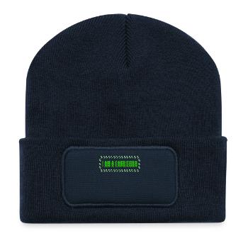 Capricorn Statement Zodiac Sign Horoscope Esotericism - Recycled Patch Beanie - french navy - Front