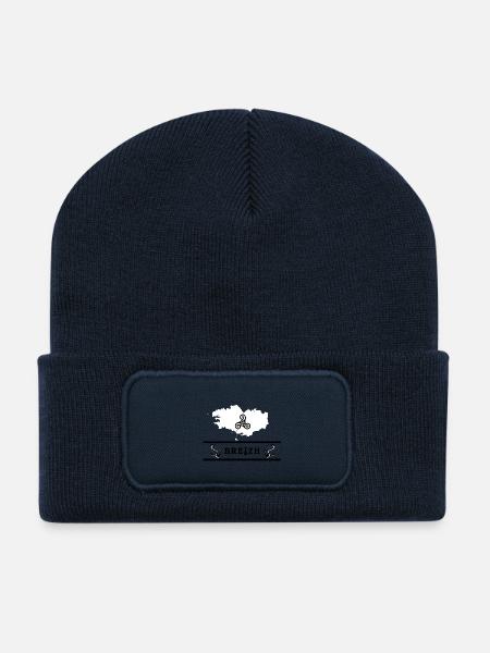 Bretagne - Recycelte Patch Beanie - French Navy