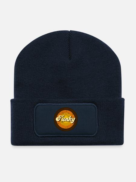 Funky - Recycled Patch Beanie - french navy