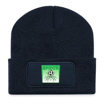 Spider FOOTBALL - LINE ART ANIMALS - Recycled Patch Beanie - french navy - Front