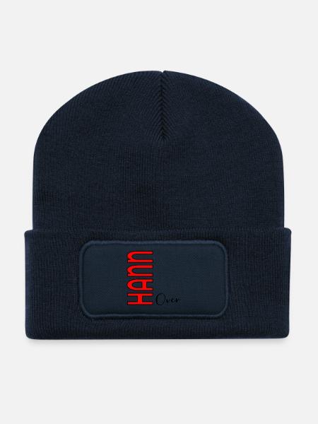 HANNOVER - Recycelte Patch Beanie - French Navy