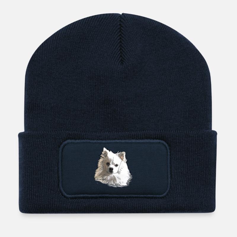 Spitz - Recycelte Patch Beanie - French Navy
