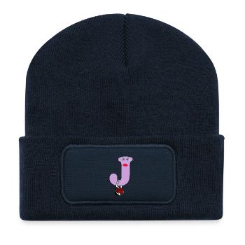 J - Recycled Patch Beanie - french navy - Front