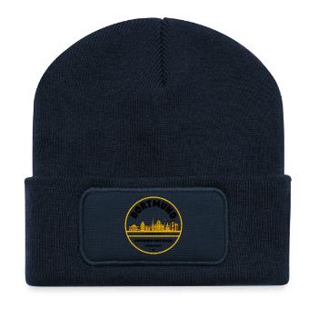 Golden City Skyline Skyline - Recycled Patch Beanie - french navy - Front