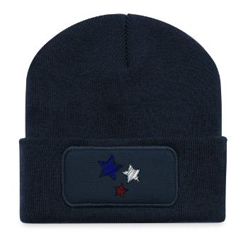 STAR. STARS. STAR. STARS. FEAST. ANNIVERSARY - Recycled Patch Beanie - french navy - Front