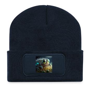 Photo macro creature 02 - Recycled Patch Beanie - french navy - Front