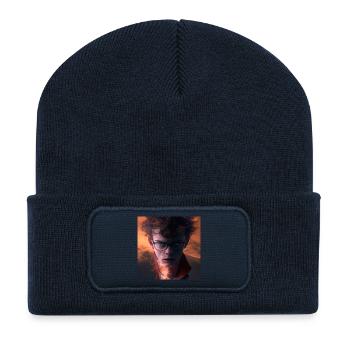 elektrik Portrait - Lightning and Inner Fire - Recycled Patch Beanie - french navy - Front