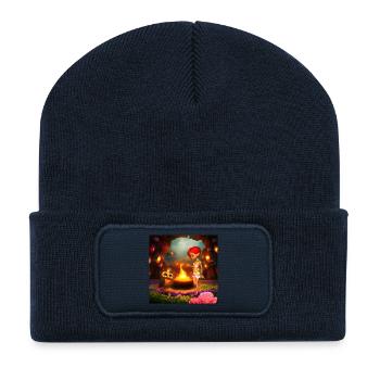 Die erstaunlichen Abenteuer der Fee und der Eule von - Recycelte Patch Beanie - French Navy - Vorne