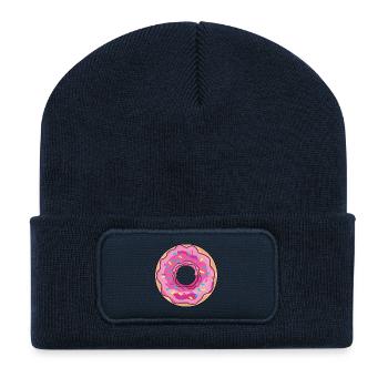 Donut - Recycelte Patch Beanie - French Navy - Vorne